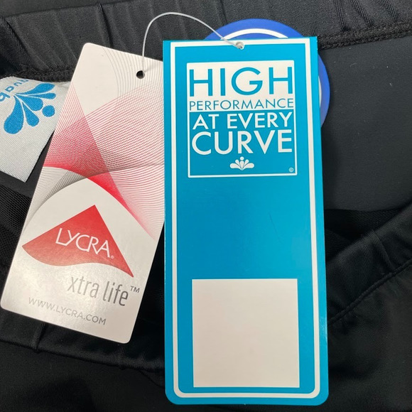 Swimsuits for All Aquabelle Plus Size 34 Black Swim Skirt Bottom Resort Vacation - Picture 6 of 10